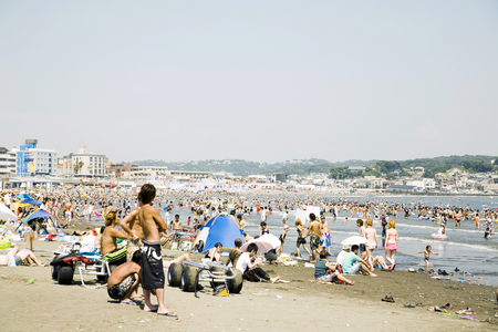 People who enjoy swimmingのeditorial素材