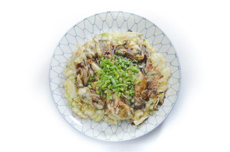 Hinase Oyster Okonomiyaki Okayamaの写真素材