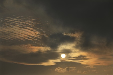 Sunset and evening scenery