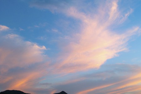 Sunset cloudsの写真素材