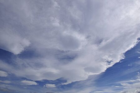Blue sky and white clouds