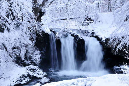Snow sceneの写真素材
