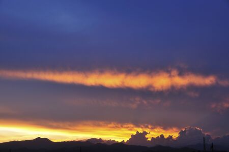 Sunset clouds