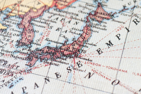 Japan mapのeditorial素材