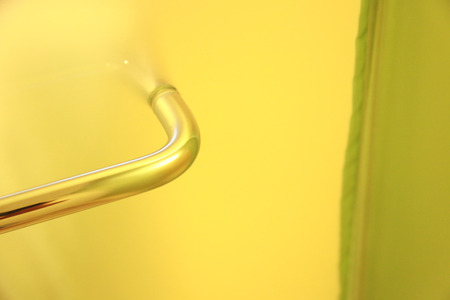 Shower room doorの写真素材