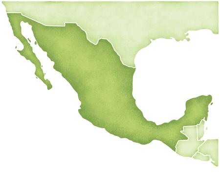 Mexico mapの写真素材