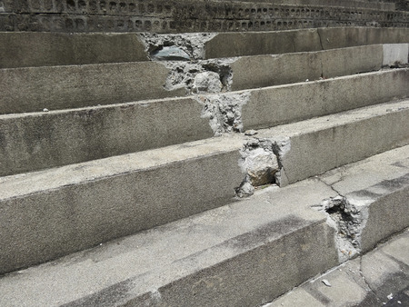 Unrelated cemetery broke for removalの写真素材