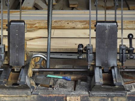 Electric saw sawmillの写真素材