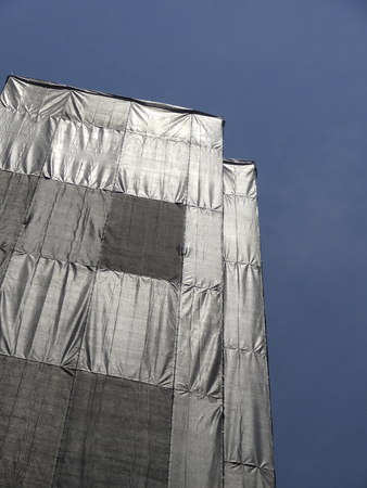 Curing sheet of building construction