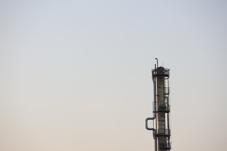 Factory chimneyの写真素材