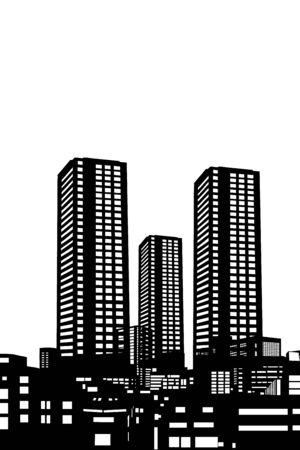 City of skyscrapersの写真素材