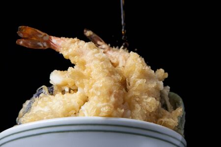 Large serving Tempuraの写真素材