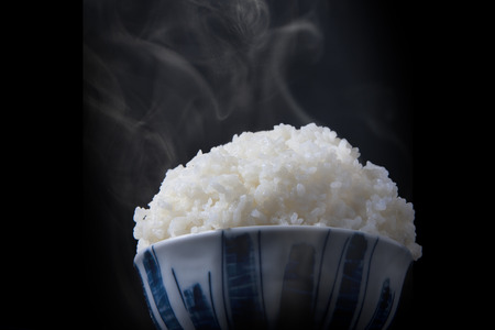 Large white riceの写真素材