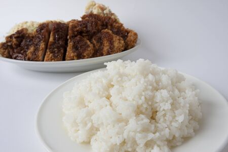 Large serving tonkatsuの写真素材