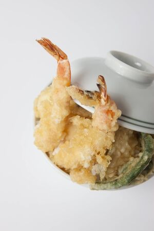 Large serving Tempuraの写真素材