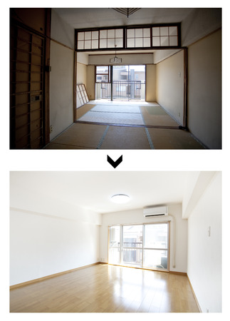 Remodeling  Japanese-Western style roomの写真素材