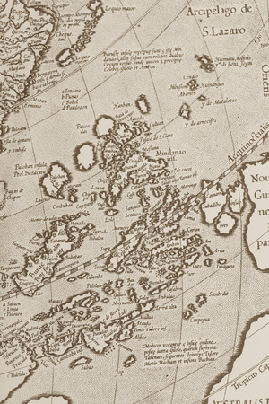 Old world map Southeast Asia