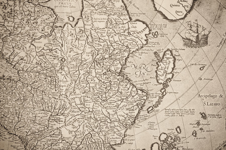 Old world map Japan