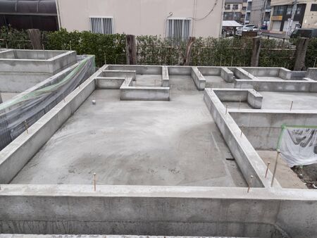 House foundationsの写真素材