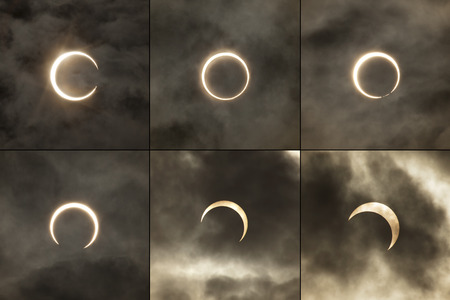 Total solar eclipse 2012の写真素材