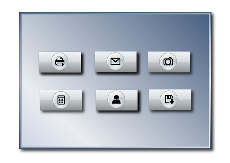 Easy operation panelの写真素材