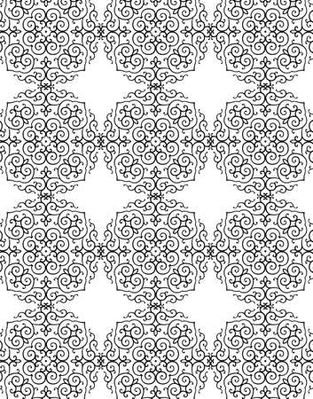 Ethnic pattern patternの写真素材