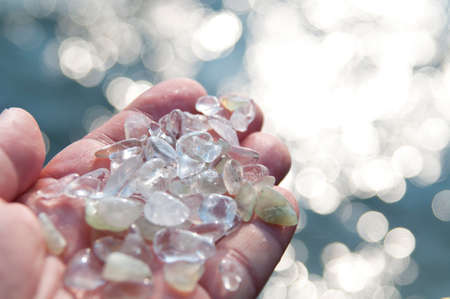 It predicts a crystalの写真素材