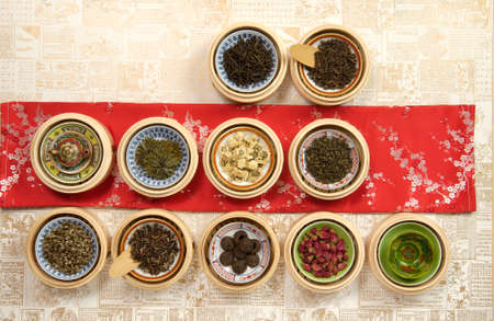 A variety of Chinese tea