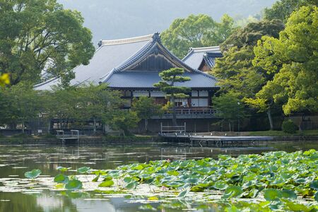 From the daikakuji Temple Osawa pond godaidoのeditorial素材