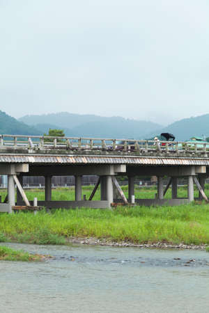 It passed Arashiyama Tsukihashi