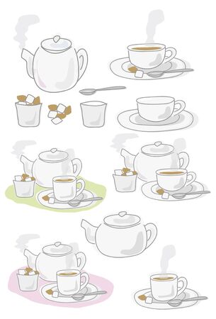 Cup  saucerの写真素材