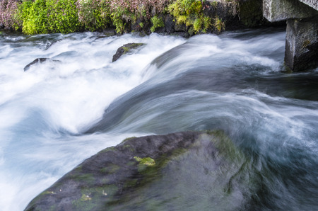 Kanda River Fuji Cityの写真素材