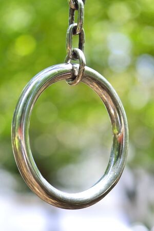 Play equipment in parksの写真素材