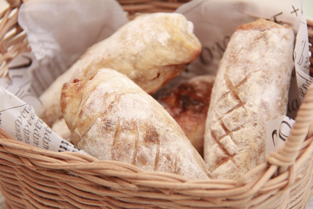 Homemade breadの写真素材