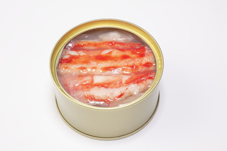 Canned crabの写真素材