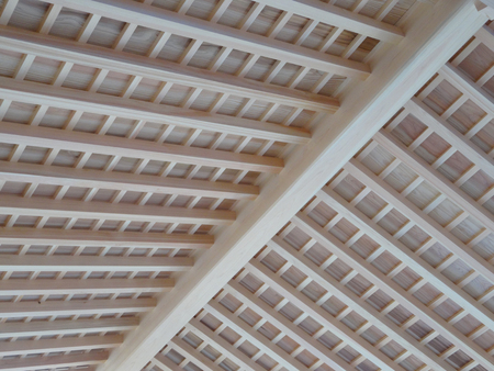 Wooden constructionの写真素材