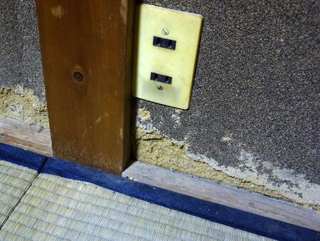 Decrepit room wall
