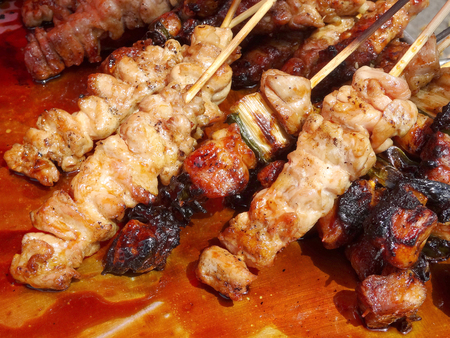 Grilled chickenの写真素材
