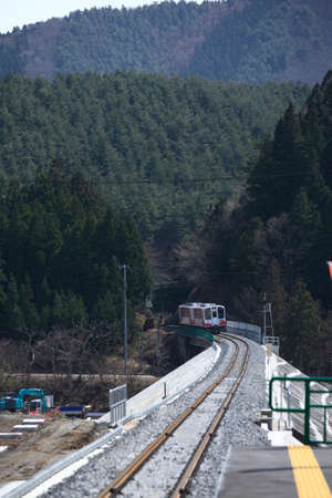 Sanriku railway South RIAs lineの写真素材