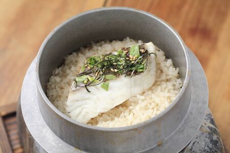 Sea bream riceの写真素材