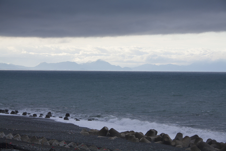 Izu peninsula from TAGOの写真素材