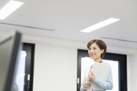 OL facing material in the Officeの写真素材