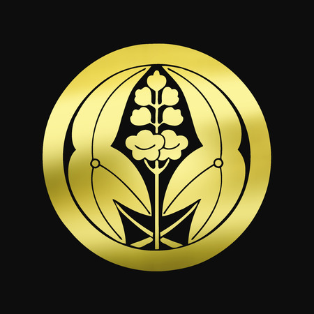 Sawakata holding a round Sagittaria trifolia fired a roundの写真素材