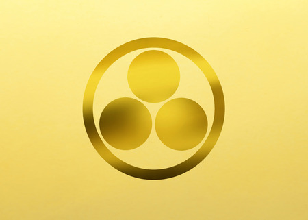 Three stars in a roundの写真素材