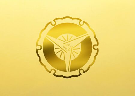 The three fan to Yukiwaの写真素材