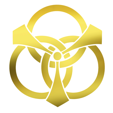 Sword three wheel difference KenMitsuwa differenceの写真素材