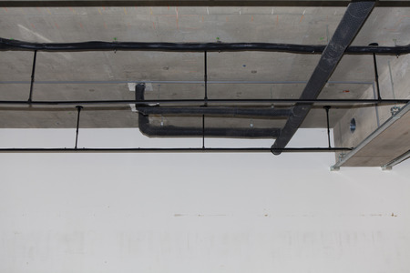 Free stores before the constructionの写真素材