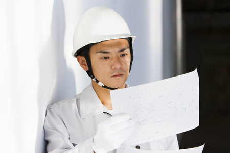 See the drawing work crewsの写真素材