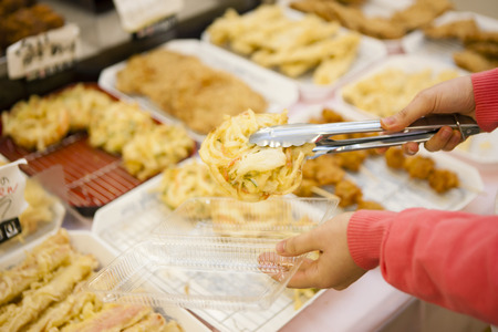 Women who buy deliの写真素材