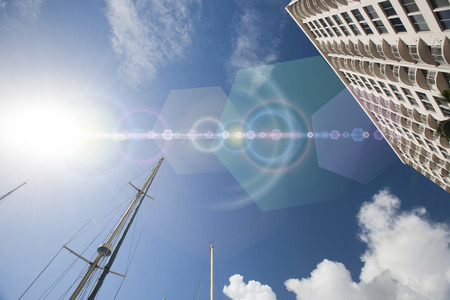 Hotels in Waikikiの写真素材